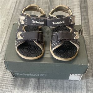 Timberland Kids Sandals - Dark Brown and Beige
